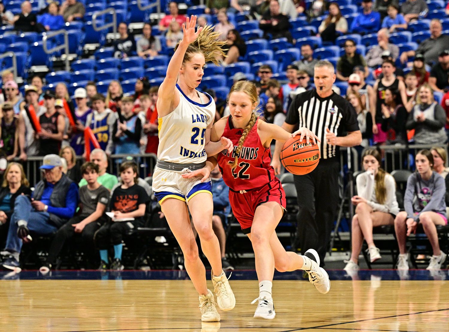 Lipan Gruver Texas girls basketball 2A UIL state championship 030423 Tom Dendy 9